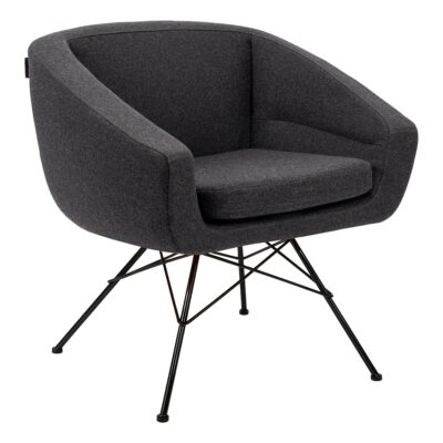 Sessel Aiko Black Soft, anthrazit