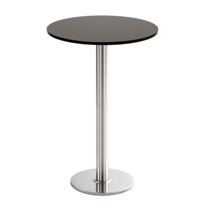 Stehtisch Chromo, schwarz, Ø70